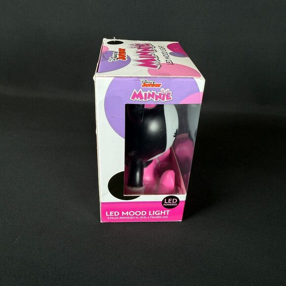 Disney Junior Minnie Mouse 5" LED Mood Light Led Powered - Brand New in box - Picture 3 of 6